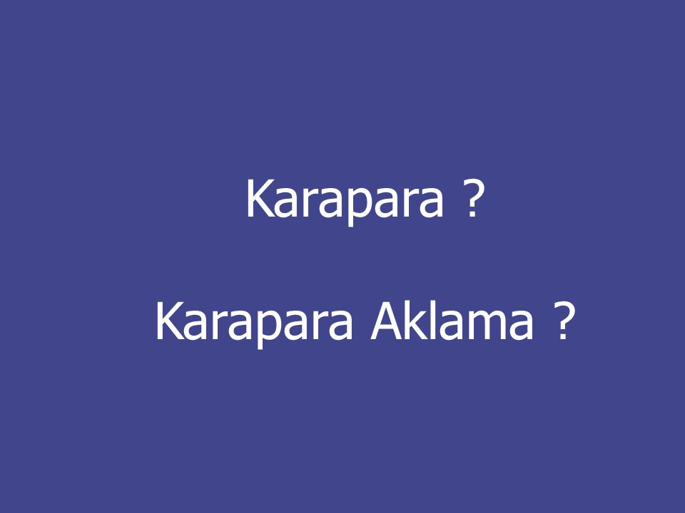 Karapara Karapara Aklama