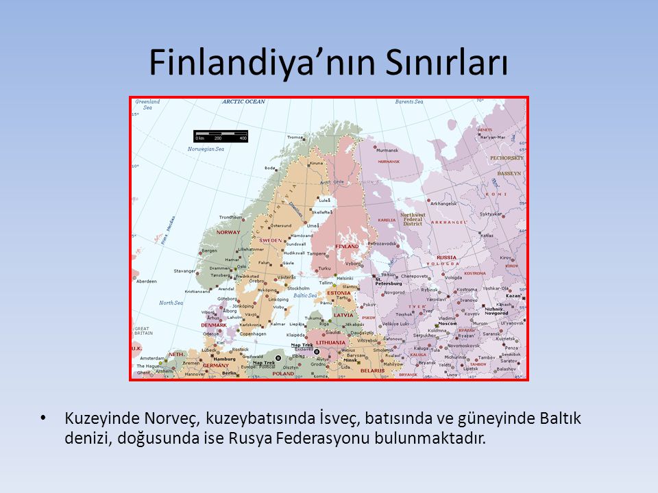 Finlandiya’nın Sınırları