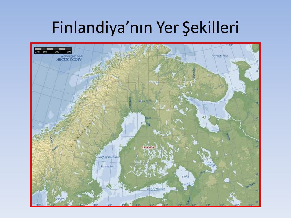Finlandiya’nın Yer Şekilleri
