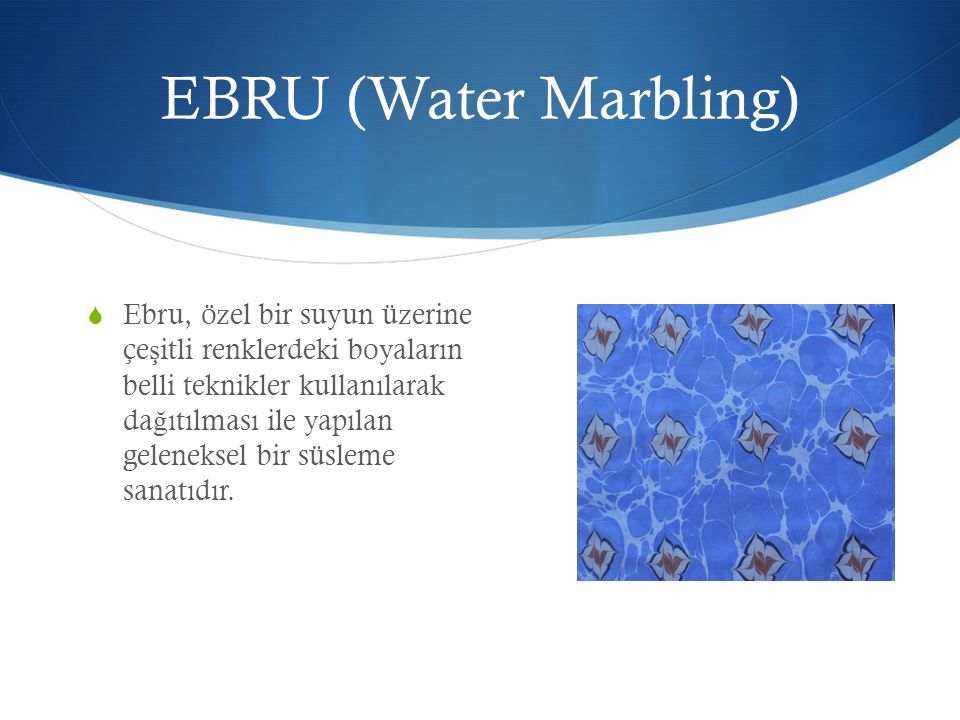 EBRU (Water Marbling)