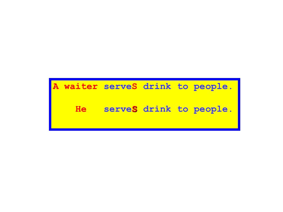 A waiter serveS drink to people.