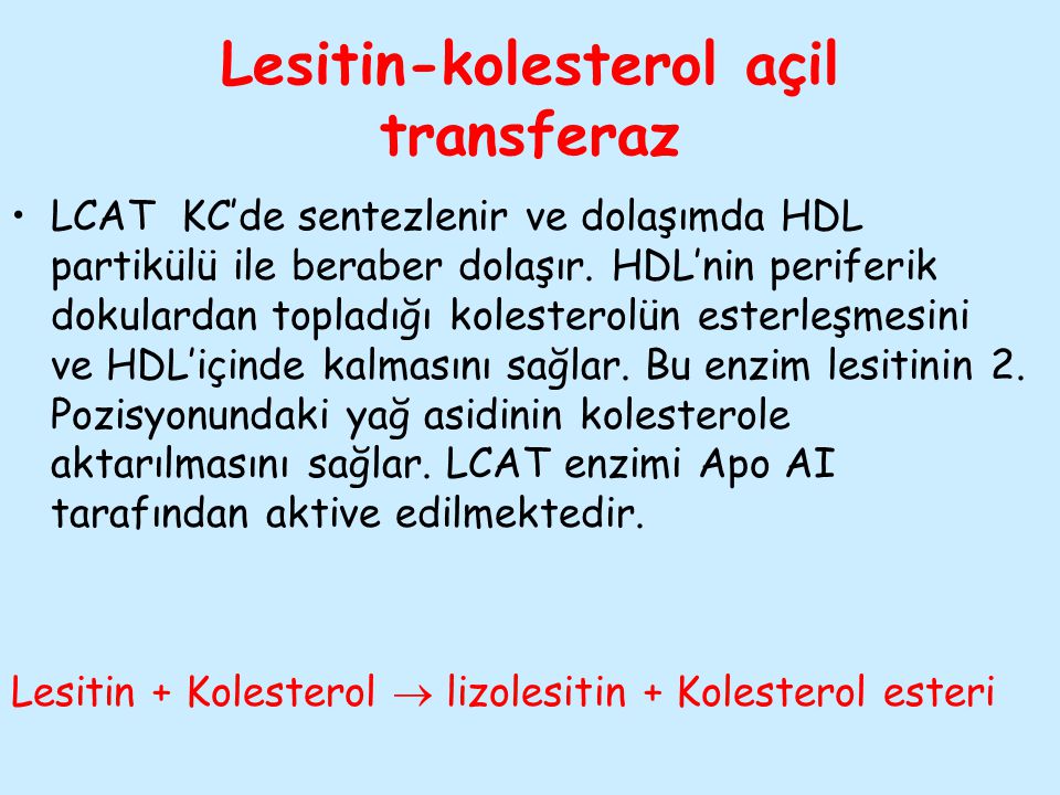 Lesitin-kolesterol açil transferaz