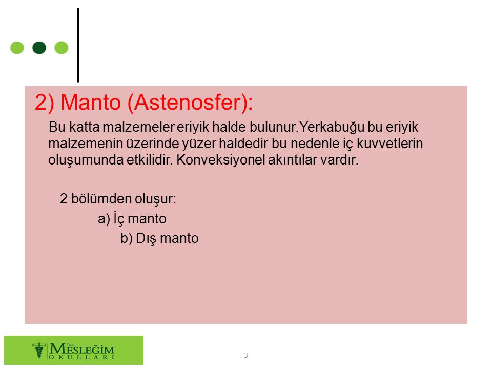 2) Manto (Astenosfer):