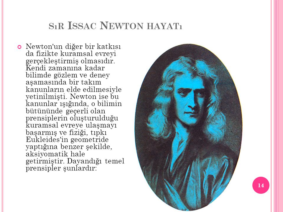 sır Issac Newton hayatı