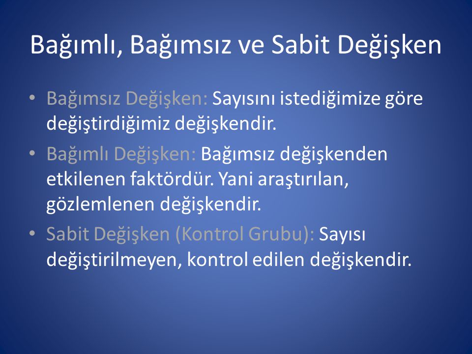 Değişken