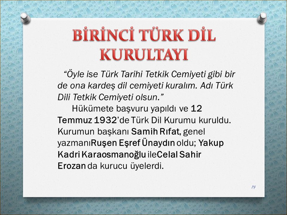 Türk Dili Konuşmalı