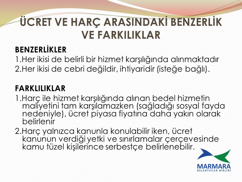 2464 SAYILI BELEDİYE GELİRLERİ KANUNU - Ppt Indir