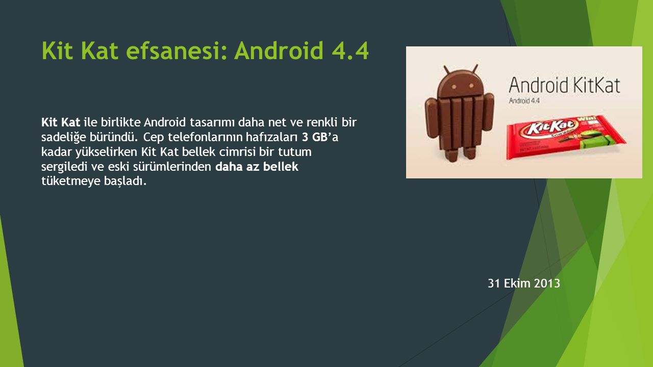 Kit Kat efsanesi: Android 4.4