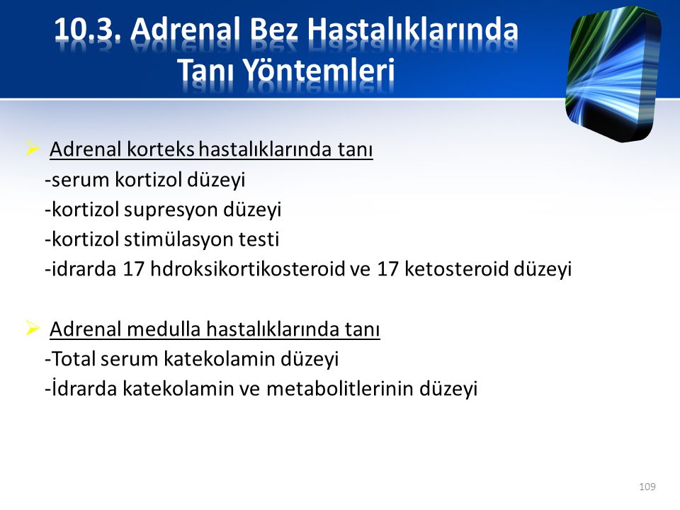 10.3. Adrenal Bez Hastalıklarında Tanı Yöntemleri