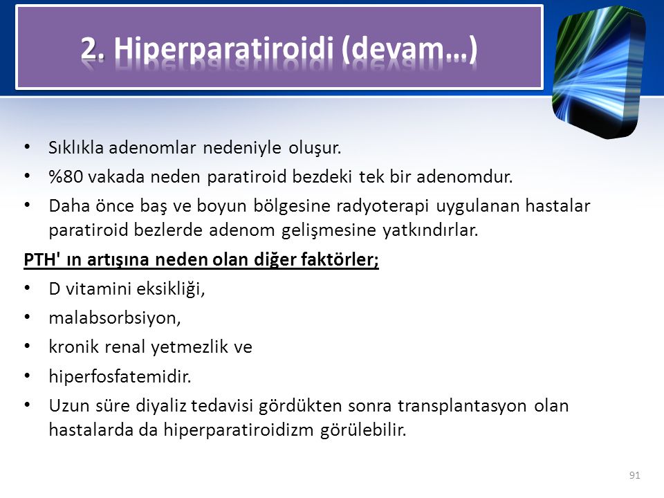 2. Hiperparatiroidi (devam…)