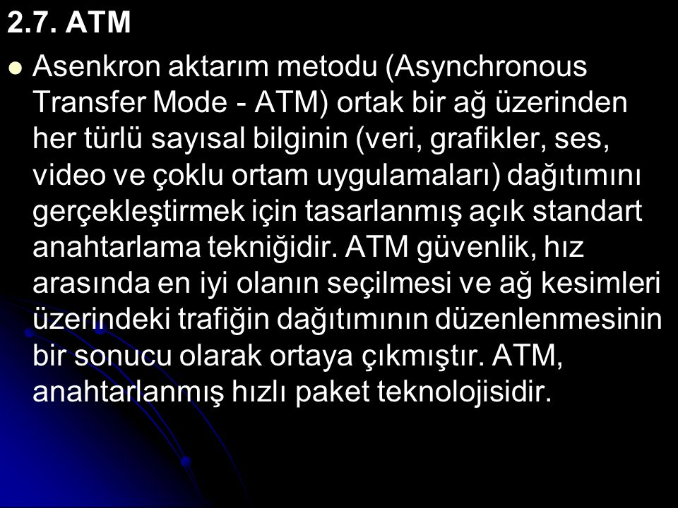 2.7. ATM
