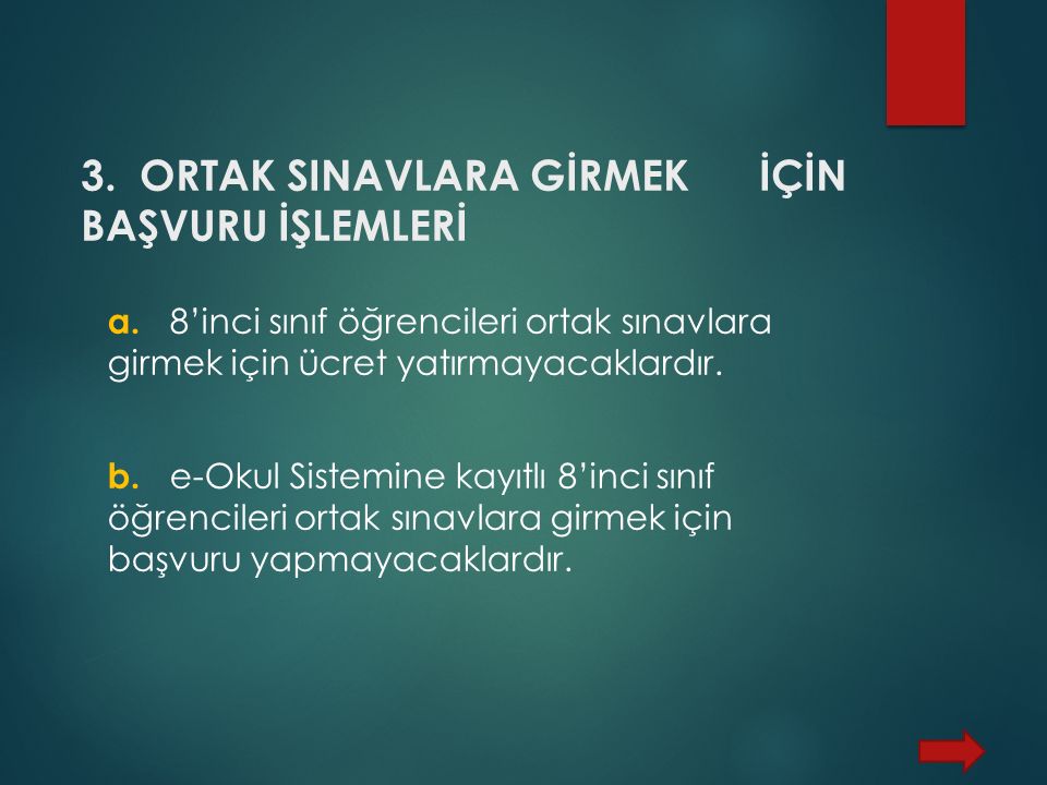 ÖĞRETİM YILI ORTAK SINAVLAR Ppt Indir