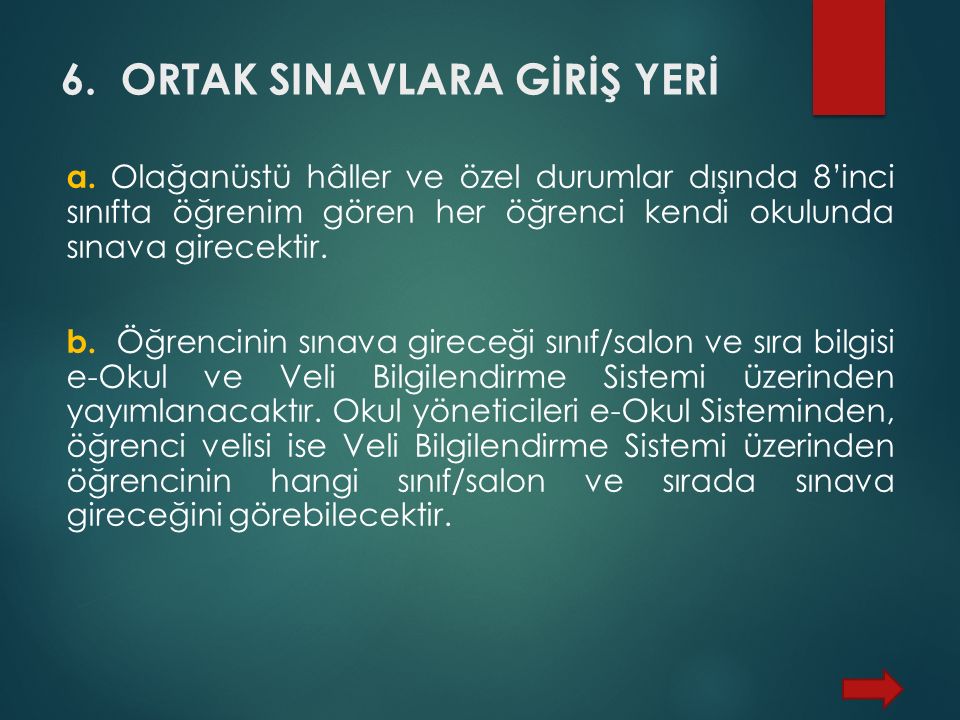 ÖĞRETİM YILI ORTAK SINAVLAR Ppt Indir