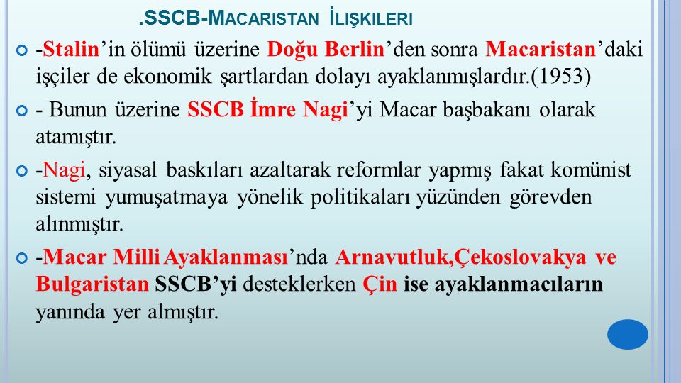 .SSCB-Macaristan İlişkileri
