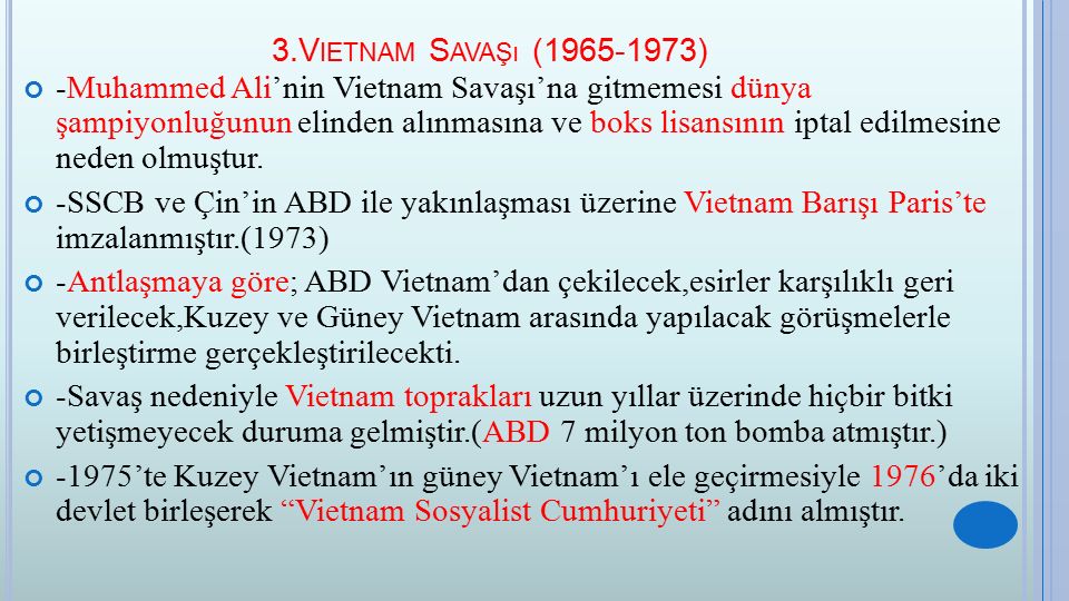 3.Vietnam Savaşı ( )