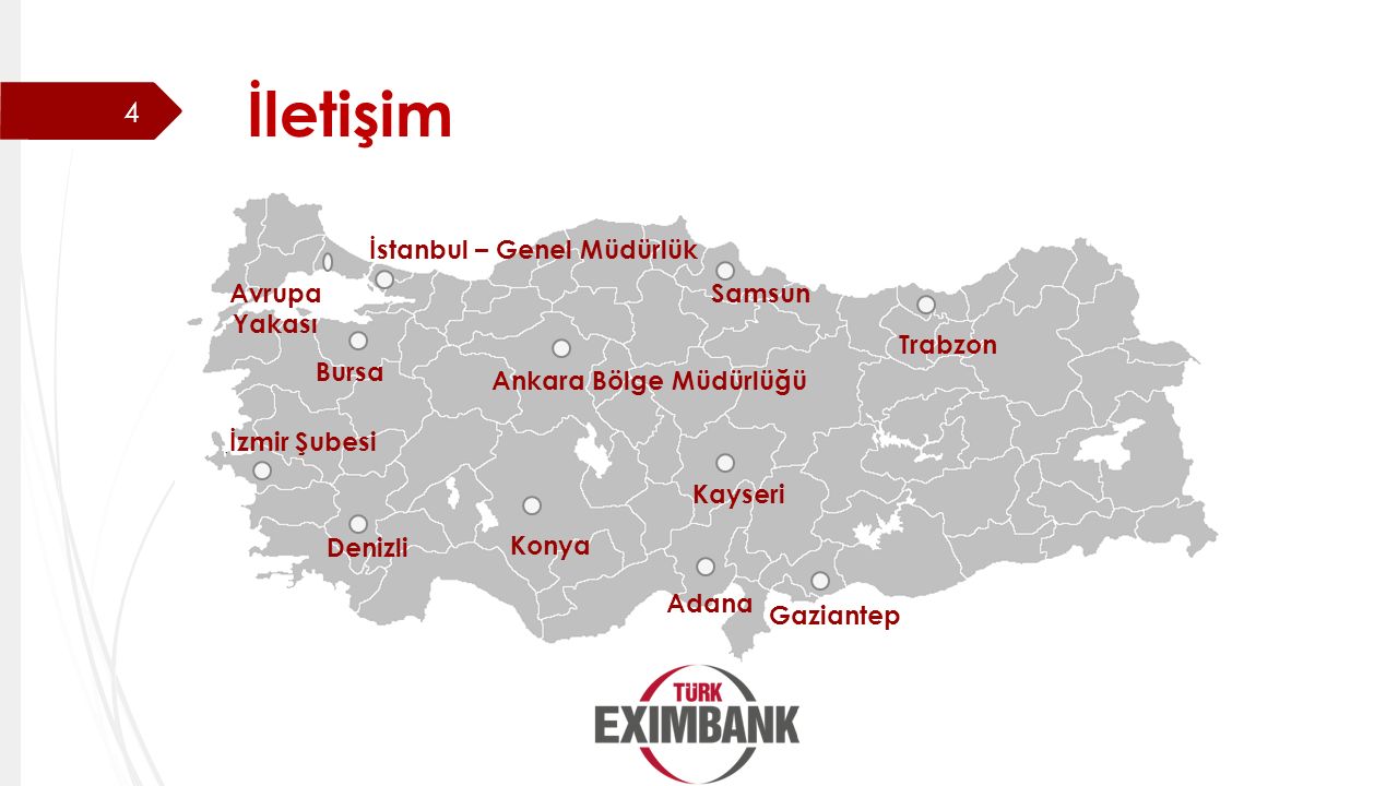 İletişim İstanbul – Genel Müdürlük Avrupa Yakası Samsun Trabzon Bursa